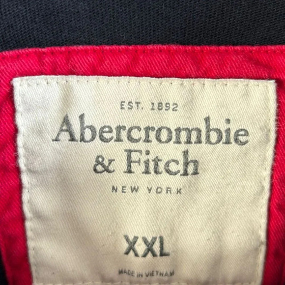 Abercrombie & Fitch Mens Moose Logo Henley Long Sleeve Shirt Black Size XXL - Picture 4 of 7